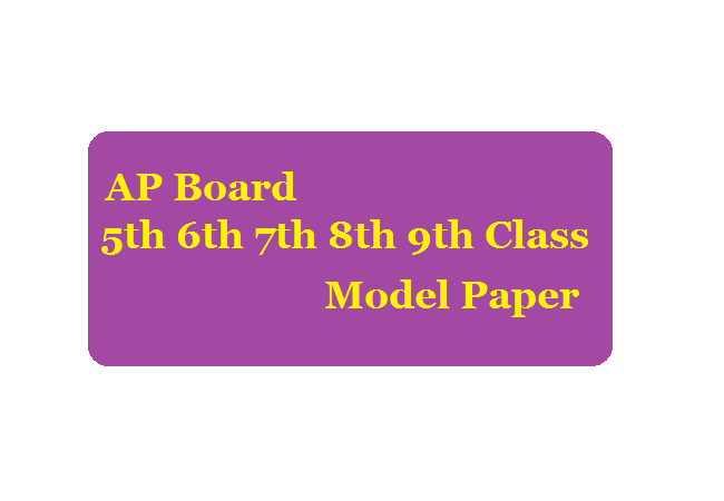 AP 6th to 9th Model Paper 2020 SA1 SA2 SA3 SA4 Telugu & English Medium
